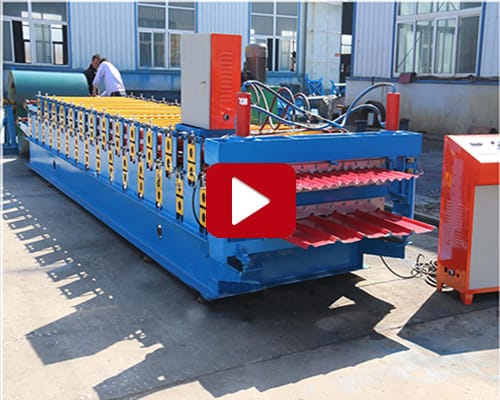  double layers roof tiles roll forming machine
