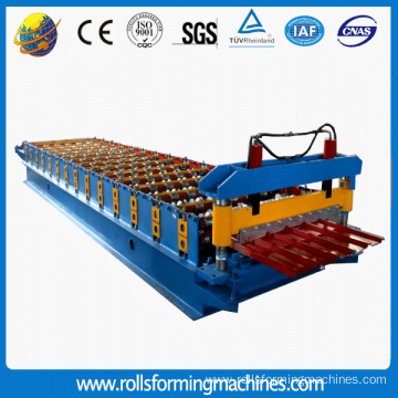 Steel Roof Trapezoid Panel Roll Forming Machine