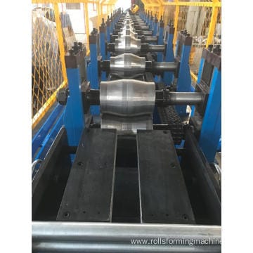 Small hat post roll forming machine