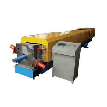 Round square downspout pipe making machine