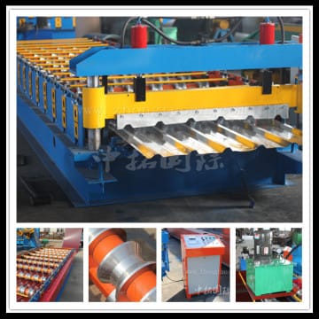 Steel Sheet Roof Panel Roll Forming Machine Effective Width 1100