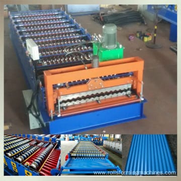 color steel corrugated sheet machine